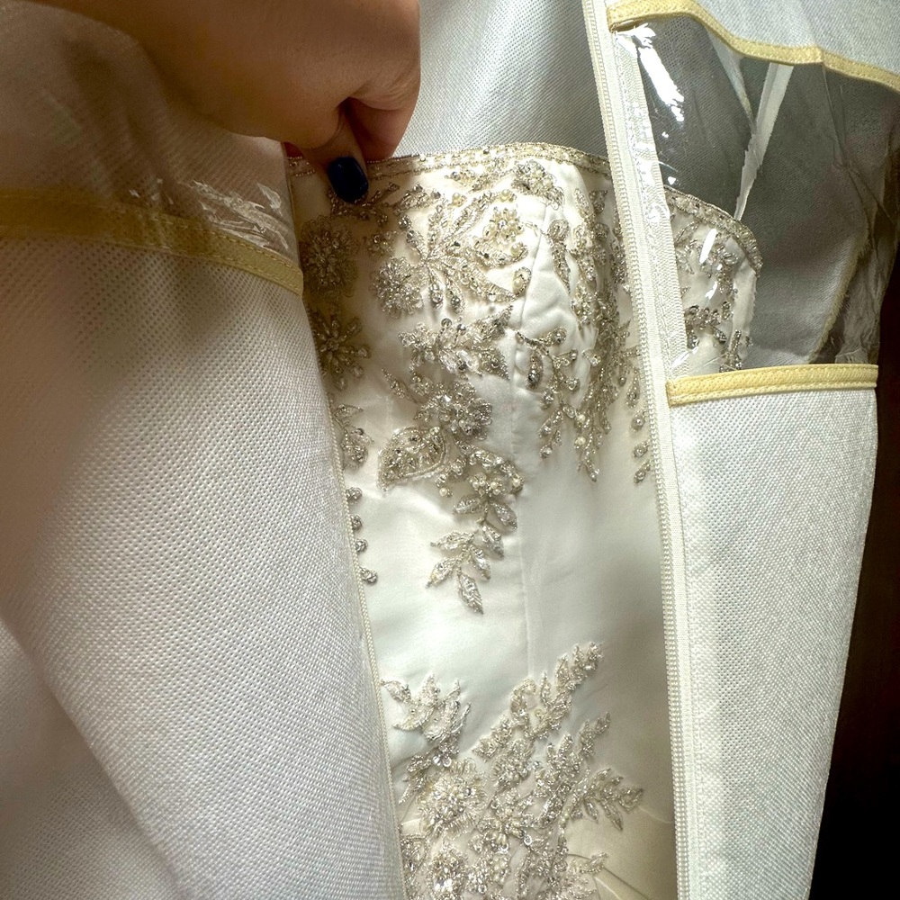Casablanca Bridal Gown style 1996 NWT sz 14 Ivory not altered worth 2K$ - Picture 7 of 8